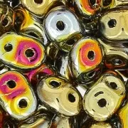 SuperDuo 2.5x5mm Crystal California Sun x10g