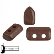 2x5mm Piros® Glass beads by Puca® - Chocolate x10g|raw }}