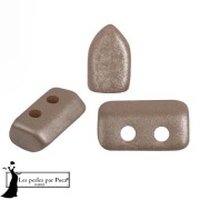2x5mm Piros® Glass beads by Puca® - Mocca x10g|raw }}