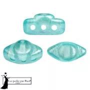 4x8mm Volos® Glass beads by Puca® - Riviera Azur x10g
