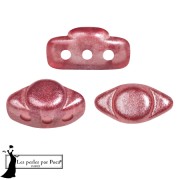 4x8mm Volos® Glass beads by Puca® - Riviera Cherry x10g|raw }}