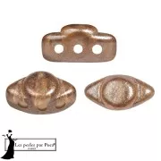 4x8mm Volos® Glass beads by Puca® - Riviera Mocca x10g