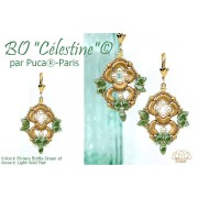 4x8mm Volos® Glass beads by Puca® - Riviera Mocca x10g