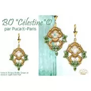 4x8mm Volos® Glass beads by Puca® - Riviera Mocca x10g