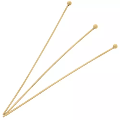 Ball head nails 50x0.7 mm - 304L Gold-plated stainless steel x50