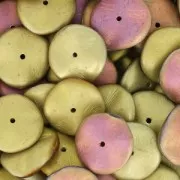 Ripple 12mm Crystal California Pink Mat x10