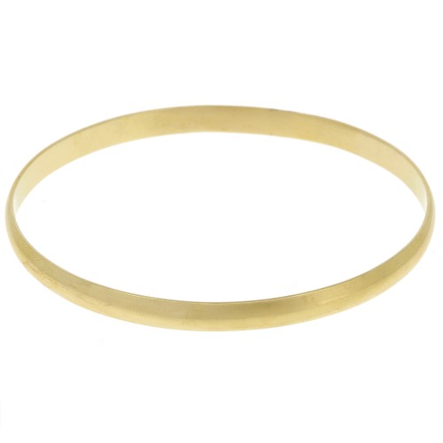 65x5mm Bangle - Rough Brass x1