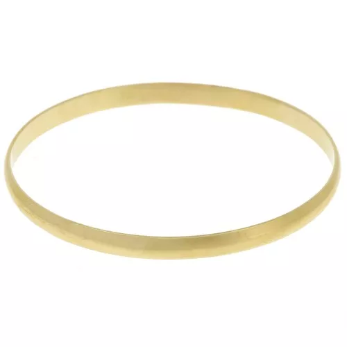 65x5mm Bangle - Rough Brass x1
