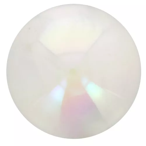13.5mm Round acrylic beads - Transparent AB effect x6