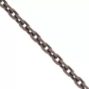 Chain  2,5mm Old Copper tone x1m