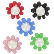Gift - 10mm Seed beads flowers - daisy - Random colors x2|raw }}