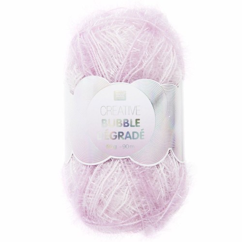 Creative Bubble - Crochet yarn for tawashi sponge - Light Lilac gradient x1