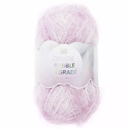 Creative Bubble - Crochet yarn for tawashi sponge - Light Lilac gradient x1