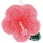 Creative Bubble - Crochet yarn for tawashi sponge - Neon pink gradient x1