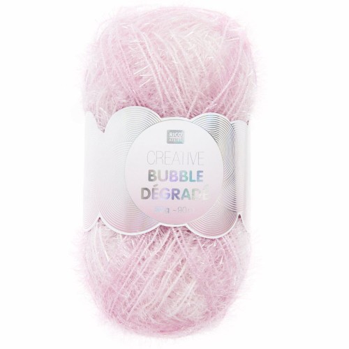 Creative Bubble - Crochet yarn for tawashi sponge - Pink gradient x1