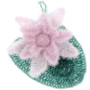 Creative Bubble - Crochet yarn for tawashi sponge - Pink gradient x1