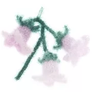 Creative Bubble - Crochet yarn for tawashi sponge - Pink gradient x1