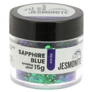 Glitter in a flask - Jesmonite - Sapphire Blue x15g
