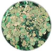 Glitter Bottles - Jesmonite - Green x15g