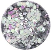 Glitter in a bottle - Jesmonite - Silver x15g
