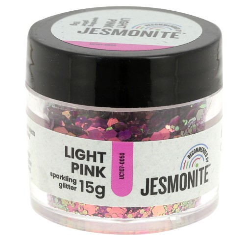 Glitter in a bottle - Jesmonite - Light Pink x15g
