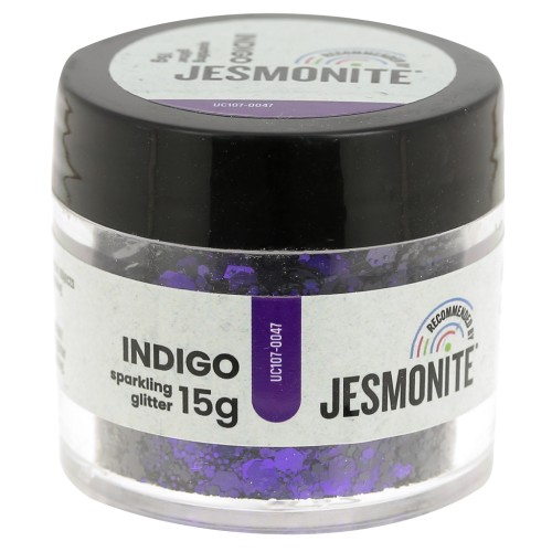 Glitter in a flask - Jesmonite - Indigo x15g