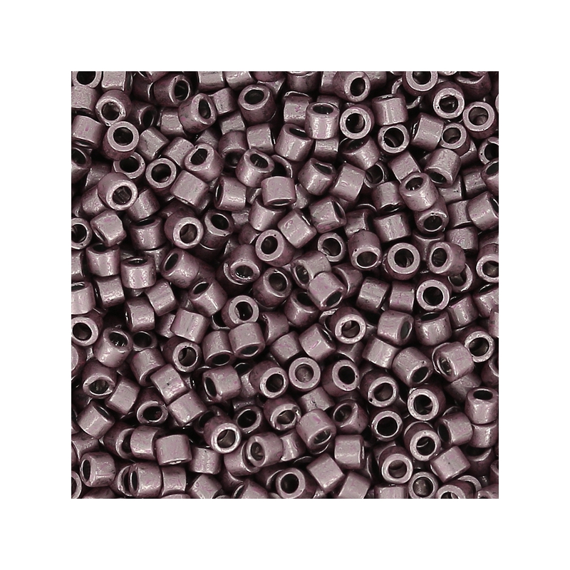 Miyuki Delicas 11/0 DB0462 - Galvanized Dark Mauve x8g - Perles \u0026 Co
