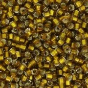 Miyuki Delica 11/0 DB1681 -  Silver Lined Glazed Dark Saffron x8g