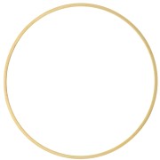 42mm Round weaving and mounting ring - Gold x1