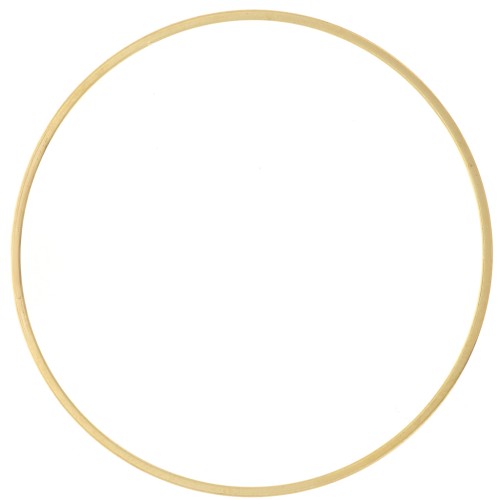 42mm Round weaving and mounting ring - Gold x1