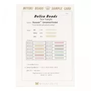 Nuancier Miyuki Delica (DB, DBM, DBL) - Duracoat Galvanized Frosted (n°933)