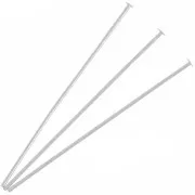 Flat head nails 40x0.7 mm - European made - Silver x25