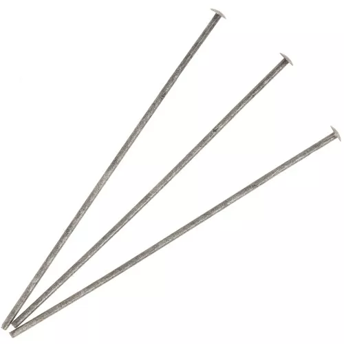 Flat head nails 40x0.7 mm - European made - Aged silver x25