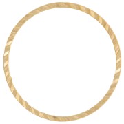 20mm weaving and mounting ring - 3-micron gold-plated x1
