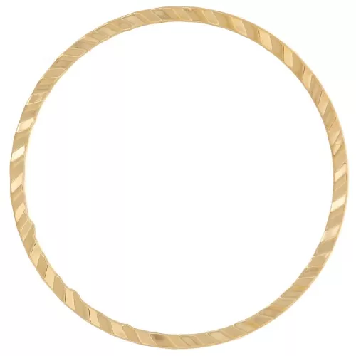 20mm weaving and mounting ring - 3-micron gold-plated x1