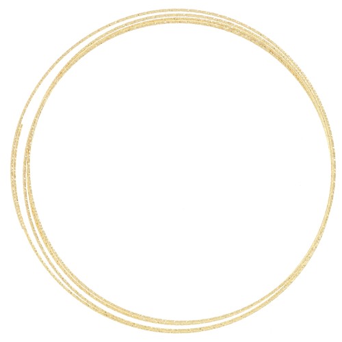 Semi-hard wire - annealed - round diamond 0.8 mm - 925 Sterling Silver Fine gold plated x1m