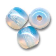 Round beads 3mm White Opal x50|raw }}