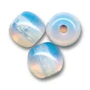Round beads 3mm White Opal x50