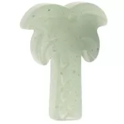 Aventurine - 28x22mm gemstone Palm tree pendant - Aventurine x1 28x22mm gemstone Palm tree pendant - Aventurine x1
