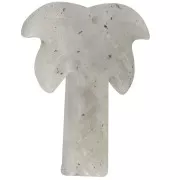 Labradorite - 28x22mm gemstone Palm tree pendant - Labradorite x1 28x22mm gemstone Palm tree pendant - Labradorite x1