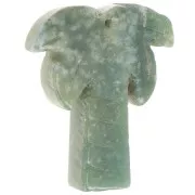 Agate - Pendentif palmier 28x22 mm en pierre gemme - Agate Indienne x1 Pendentif palmier 28x22 mm en pierre gemme - Agate Indienne x1