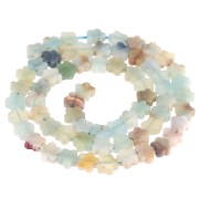 Flower beads 6mm gemstone - Amazonite x 38cm|raw }}