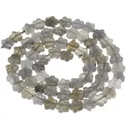 Flower beads 6mm gemstone - Labradorite x 38cm