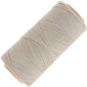 Linhasita waxed thread spool for micro macramé 0.35 mm - Greige (04) x448m|raw }}