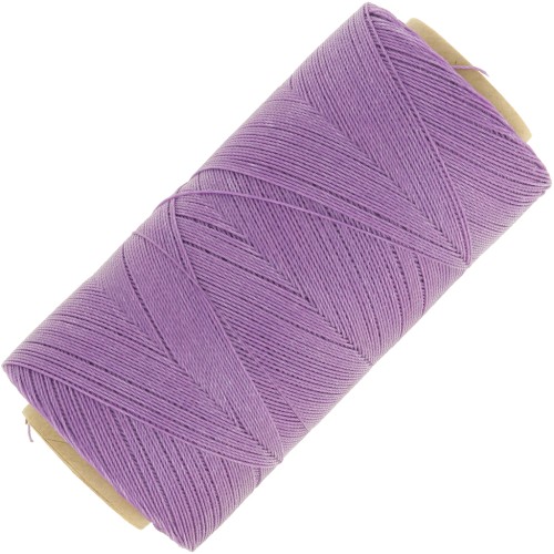 Linhasita waxed thread spool for micro macramé 0.35 mm - Lilac (69) x448m