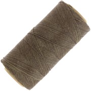 Linhasita waxed thread spool for micro macramé 0.75 mm - Sepia Brown (389) x228m