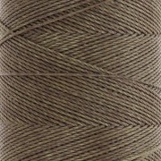 Linhasita waxed thread spool for micro macramé 0.75 mm - Sepia Brown (389) x228m