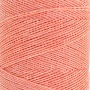 Linhasita waxed thread spool for micro macramé 0.75 mm - Coral (640) x228m