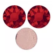 PureCrystal Hotfix Rhinestones 3mm Light Siam x36