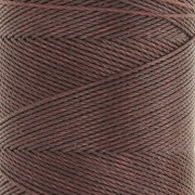 Linhasita waxed thread spool for micro macramé 0.75 mm - Cocoa (667) x228m